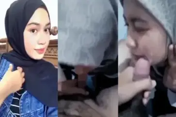 Hijabers Cantik Nyepong Sampe Muka Becek Peju poster